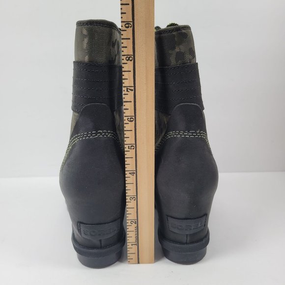 Sorel Lexie Wedge Women's Hiker Green Boots US Size 10 NWT - Picture 12 of 13